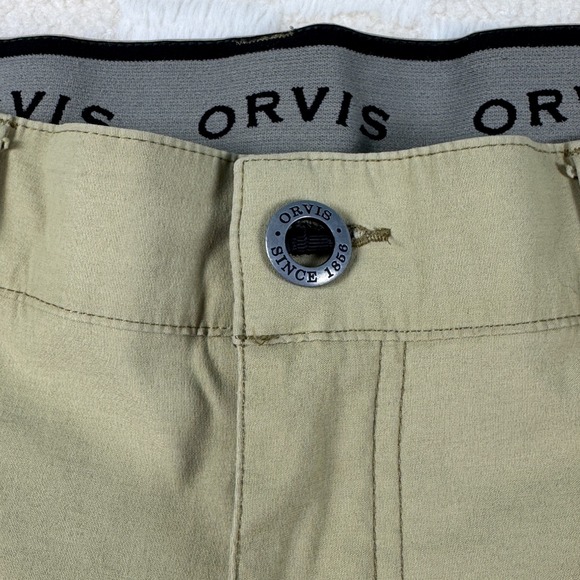 Orvis Men's Tech Water Repellent Khaki Pants Size 40 - Picture 1 of 12